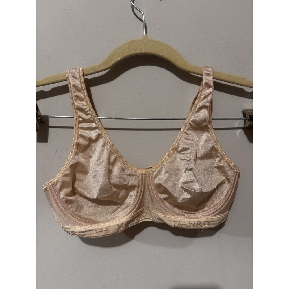 Hanro of Switzerland Bra Unlined Nude Beige Underwire 34B